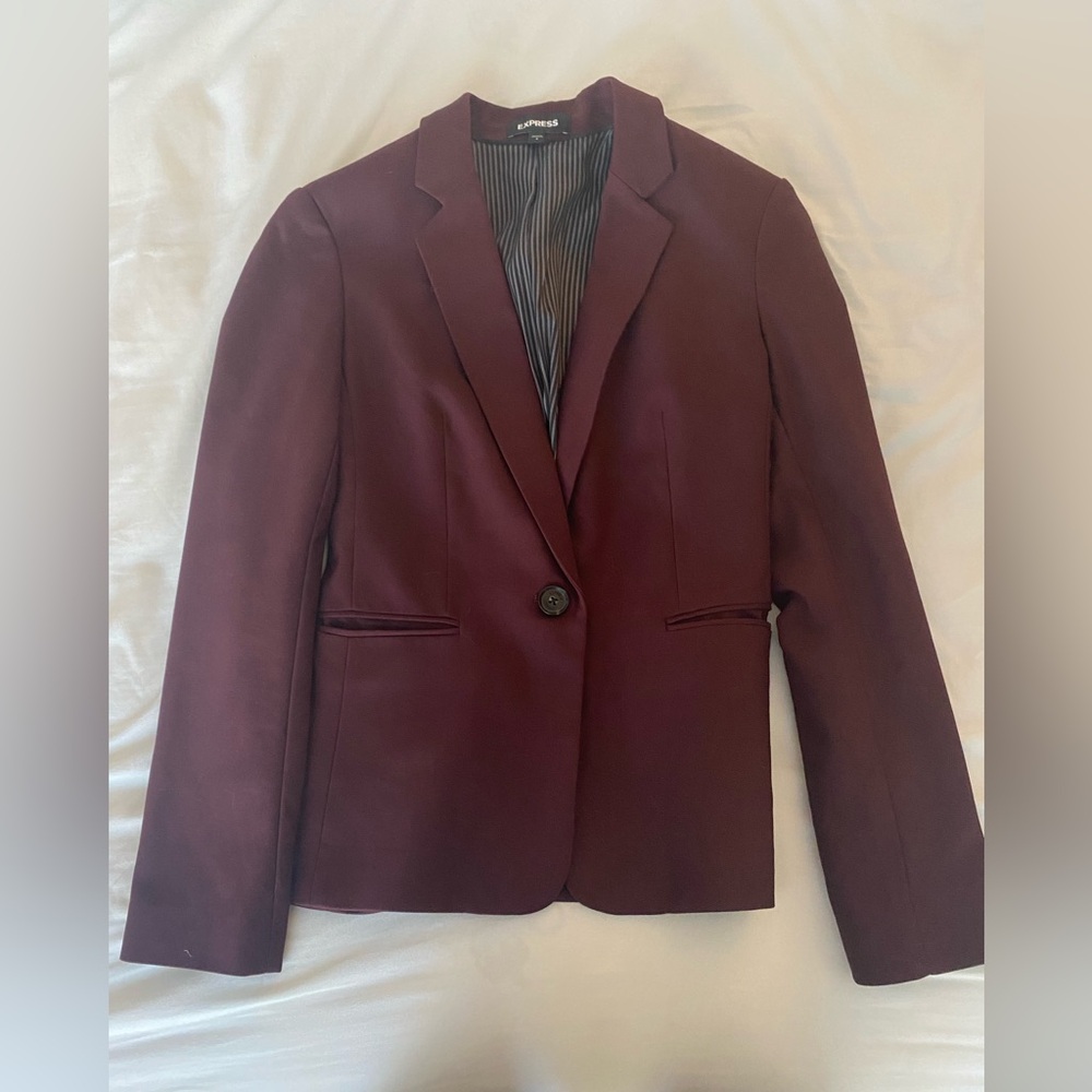 Matching Express Maroon Women’s Suit